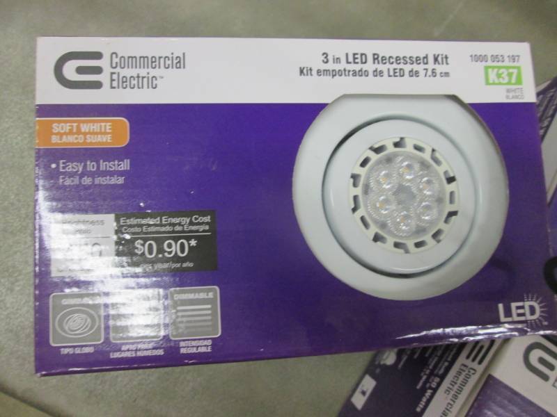 3 Commercial Electric 3 inch LED Re...