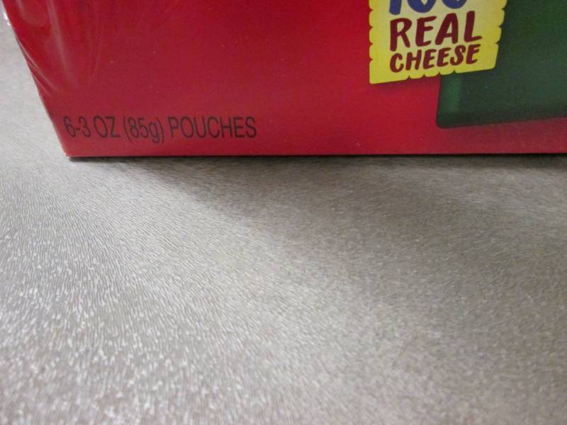 2 Boxes of 6 - 3 oz Pouches Cheez-I...