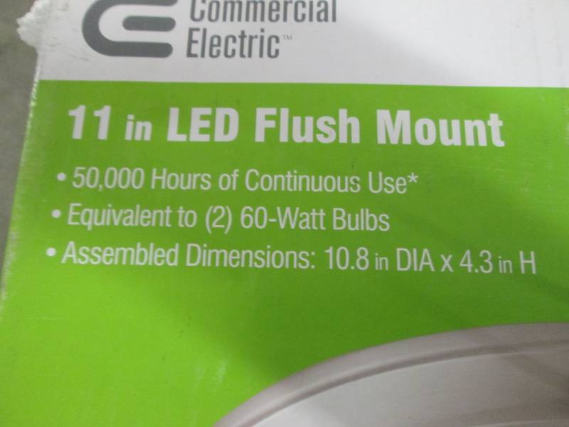 Commercial Electric 11 in. 60-Watt ...