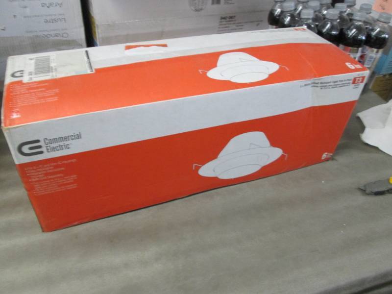 Commercial Electric 6 in. R30 White...