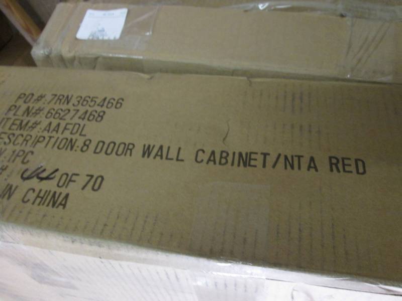 8 Door Wall Cabinet open box Retail...