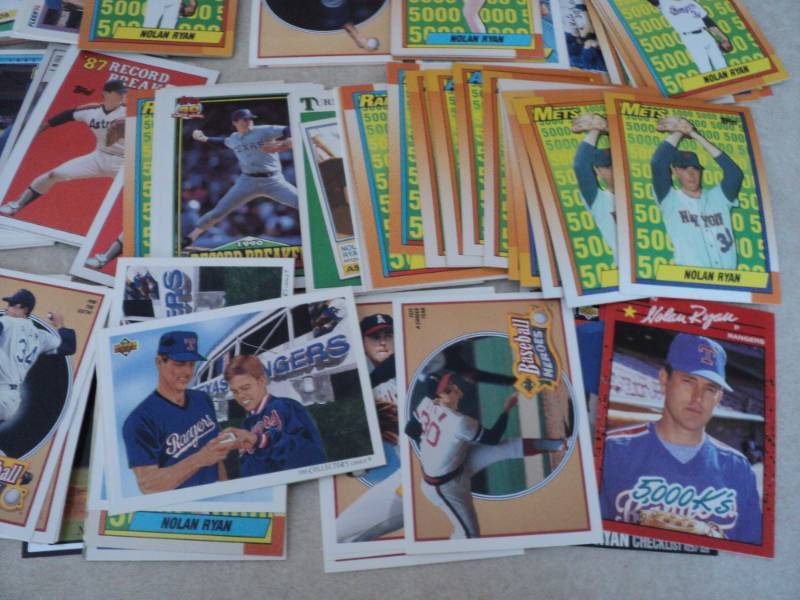 100 Nolan Ryan Cards...