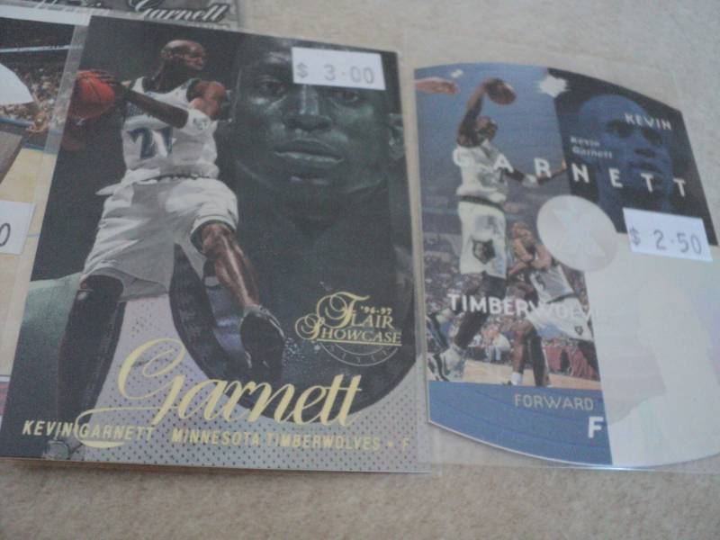 Kevin Garnett Cards...
