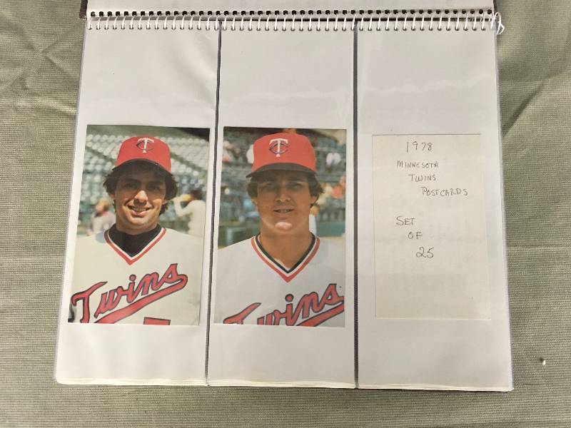 lot 377 image: Minnesota Twins Postcards 4 years 1978- 1981
