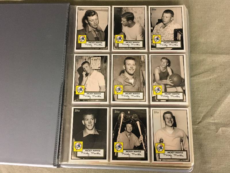 lot 382 image: 20072008 Mickey Mantle Story Complete Card Set 1-75