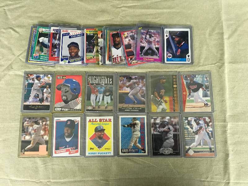 lot 420 image: 25 Kirby Puckett Cards