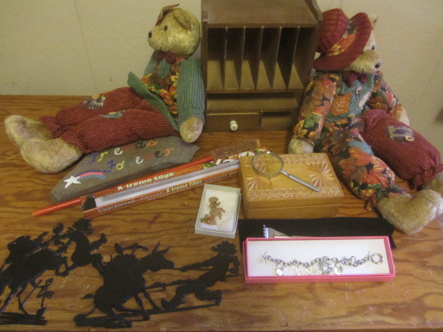 Letter Organizer, Back Scratchers, Magnifying Glass
