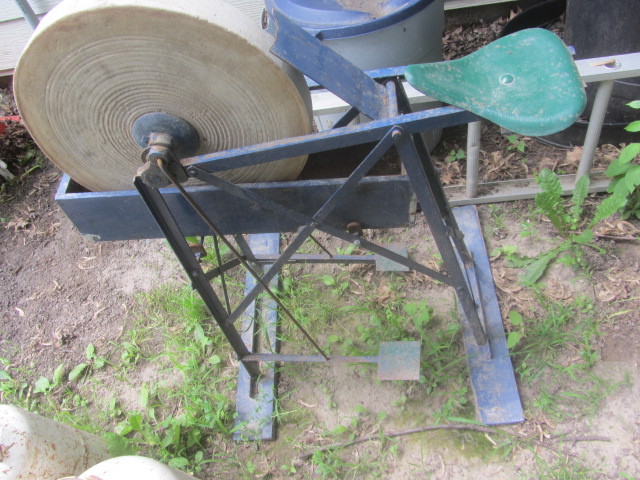 Antique Pedal Grinder