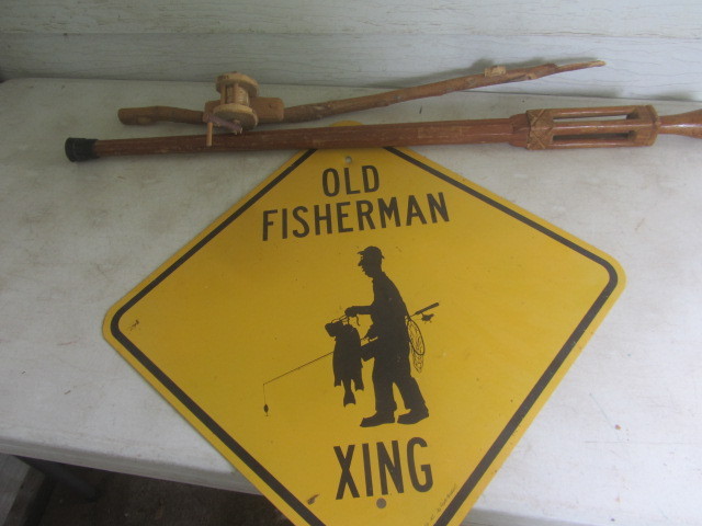 Sign, Fish Stick, Cane