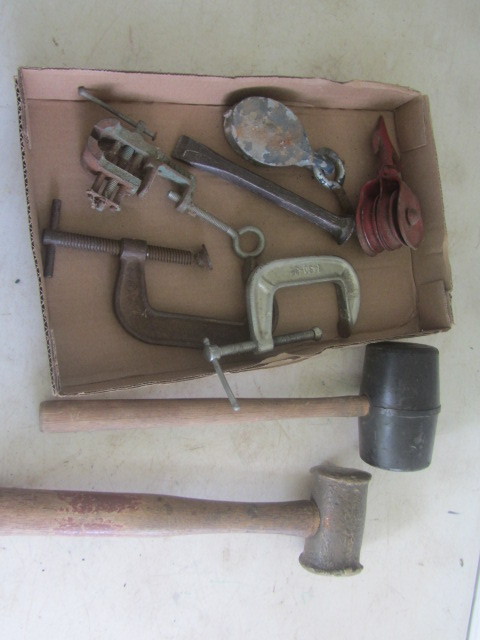 Mallets, C-clamps, Pulleys