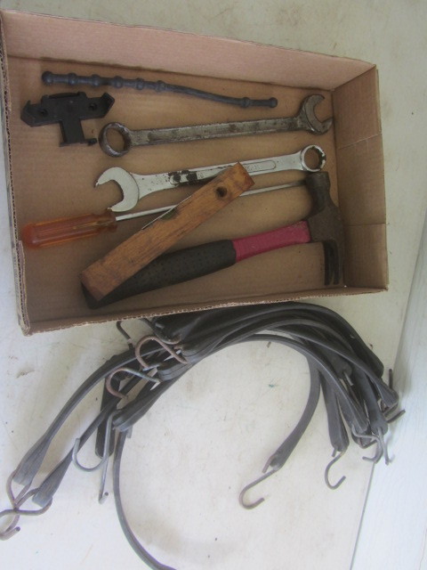 Bungees, Hammer, Wrenches