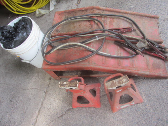 Jack Stands, Ramps, Jumper Cables