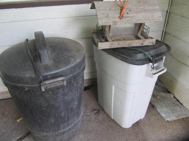 Trash Cans, Lawn Care