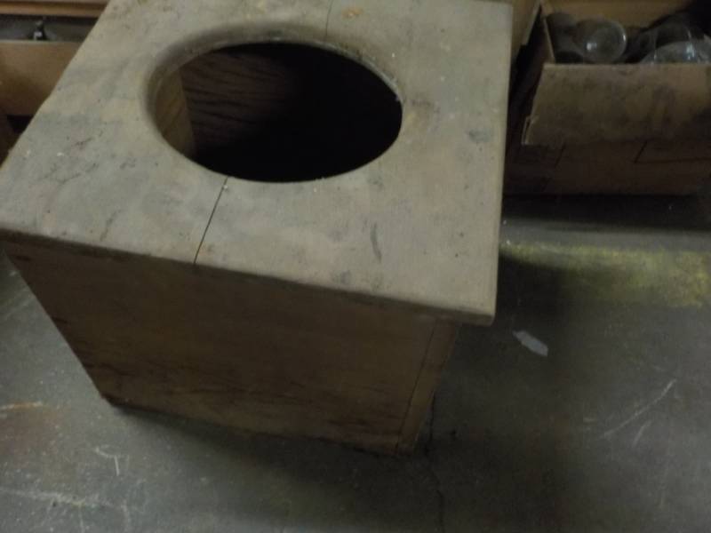 Wood Rustic Port-a-Potty and Misc....
