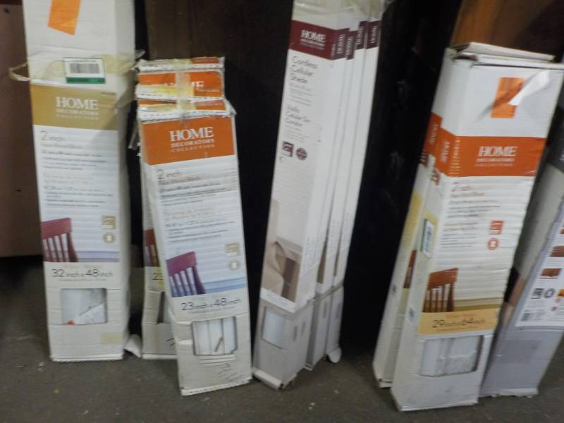 Variety of Blinds, sizes and widths...