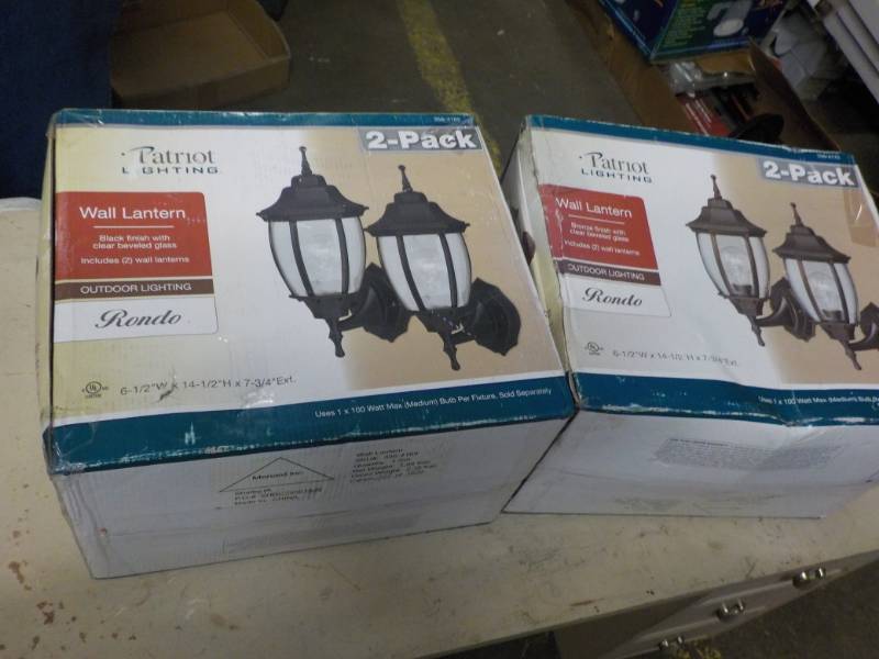 Set of 2 - 2 packs Wall Lanterns...