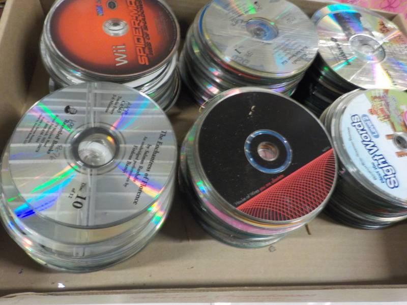 300 or more Cds, DVDs and Games...