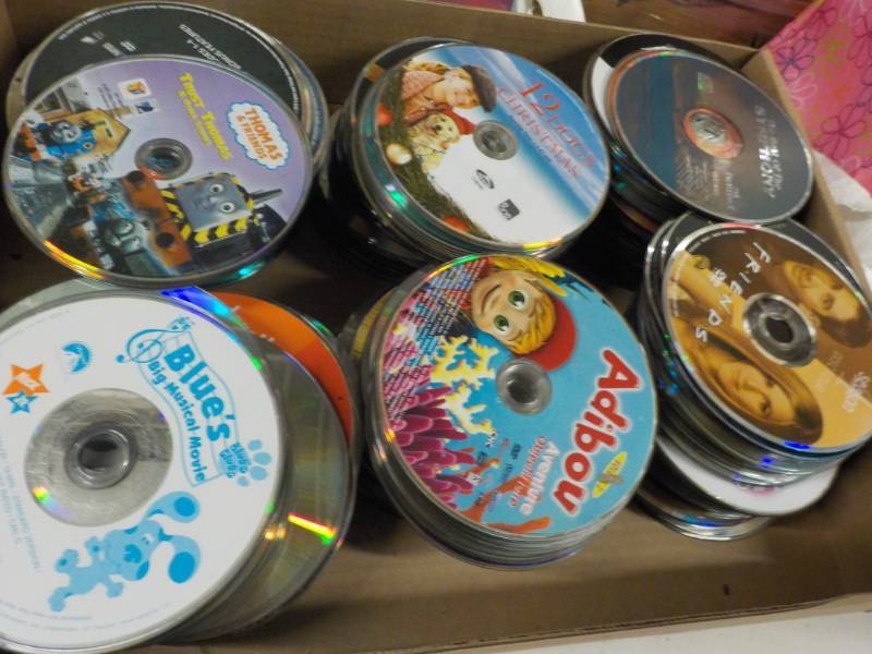 300 or more Cds, DVDs and Games...