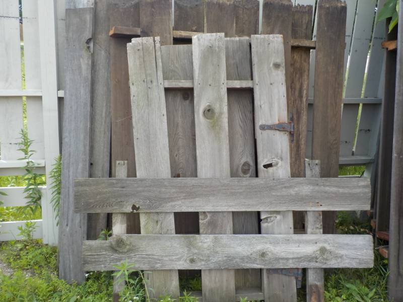 Fence Panels Pieces approximately 2...