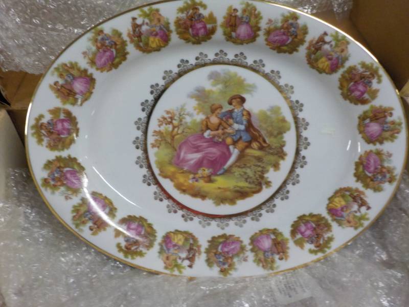 Bayreuth Platter with 22 Carat Gold...