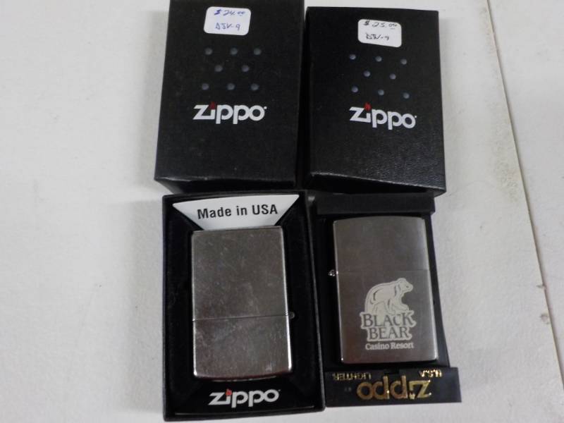 2 Zippo Lighters...