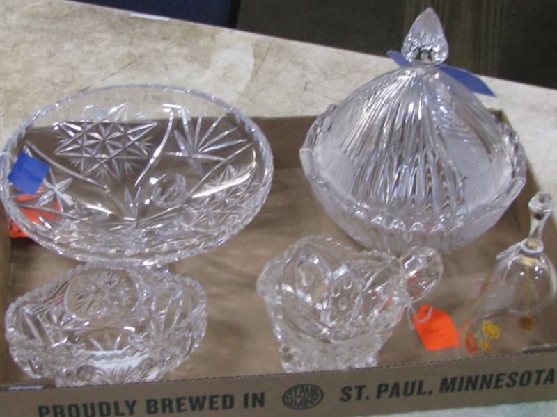 lot 10 image: Fancy Cut Glass