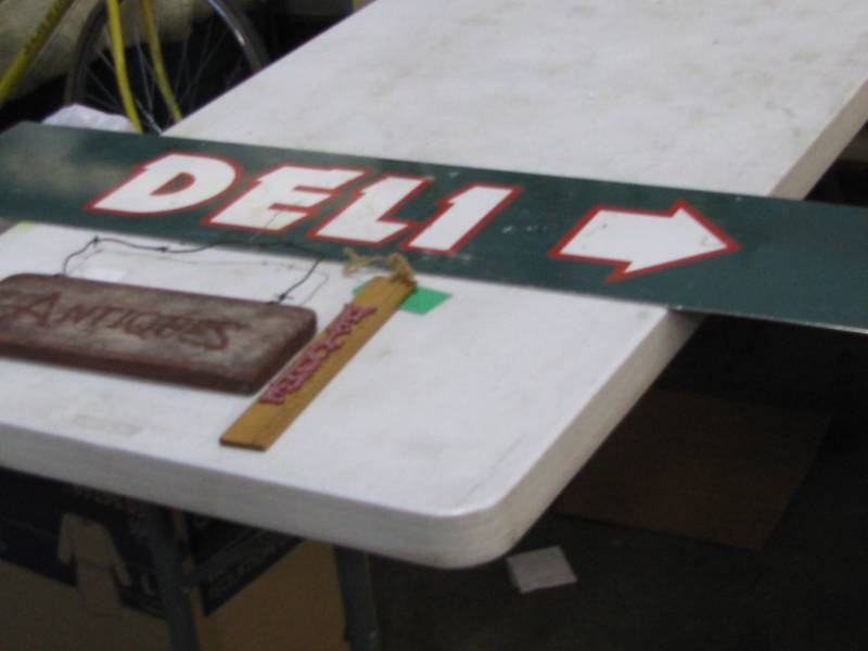 lot 55 image: Deli Sign