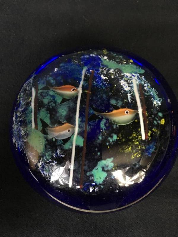 lot 69 image: Art Glass Paper Weight