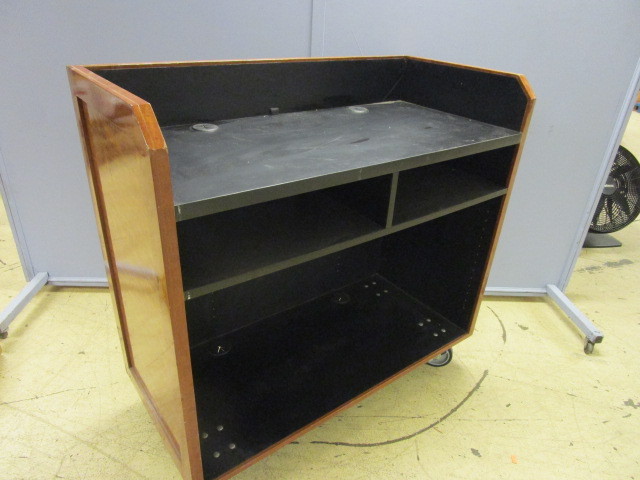 lot 330 image: MOBILE PODIUM DESK