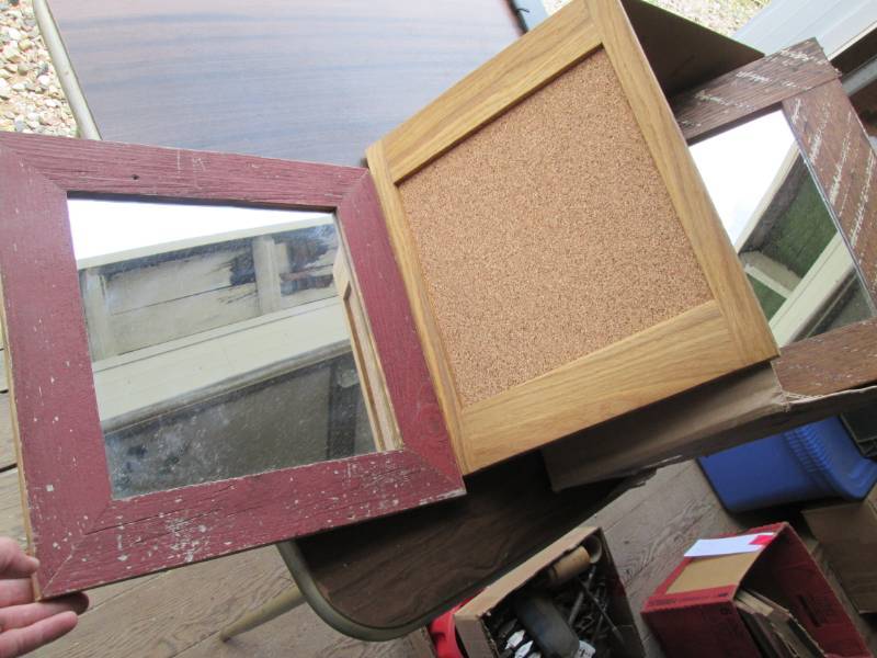 lot 102 image: 4 Barnwood mirrors...