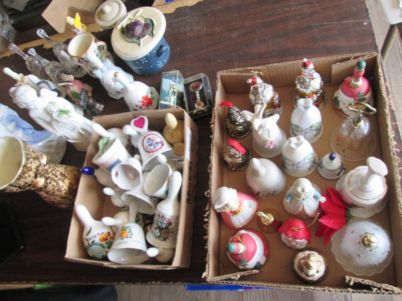 lot 55 image: Bells (vintage and new) 2 flats and...