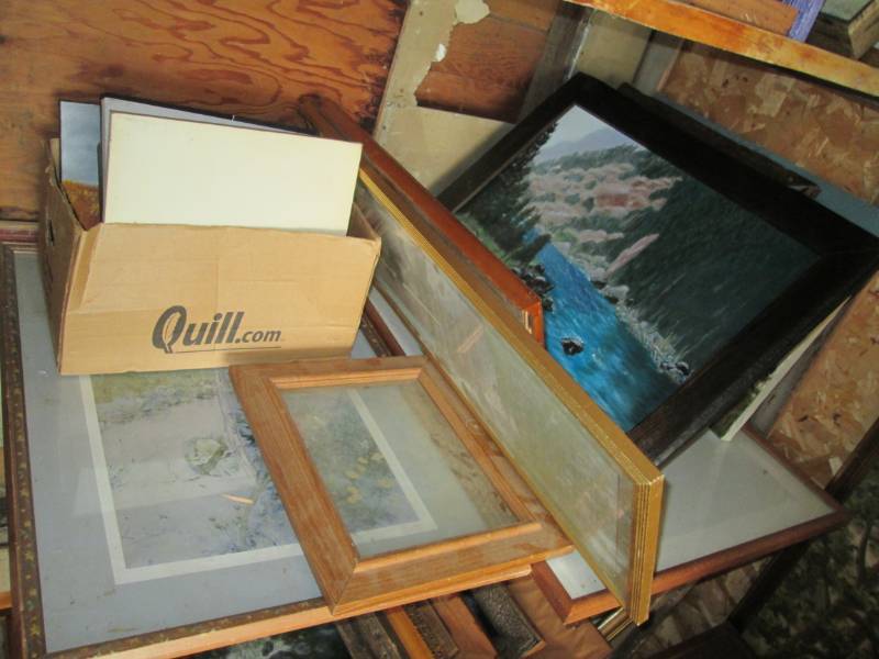 lot 67 image: Framed art...