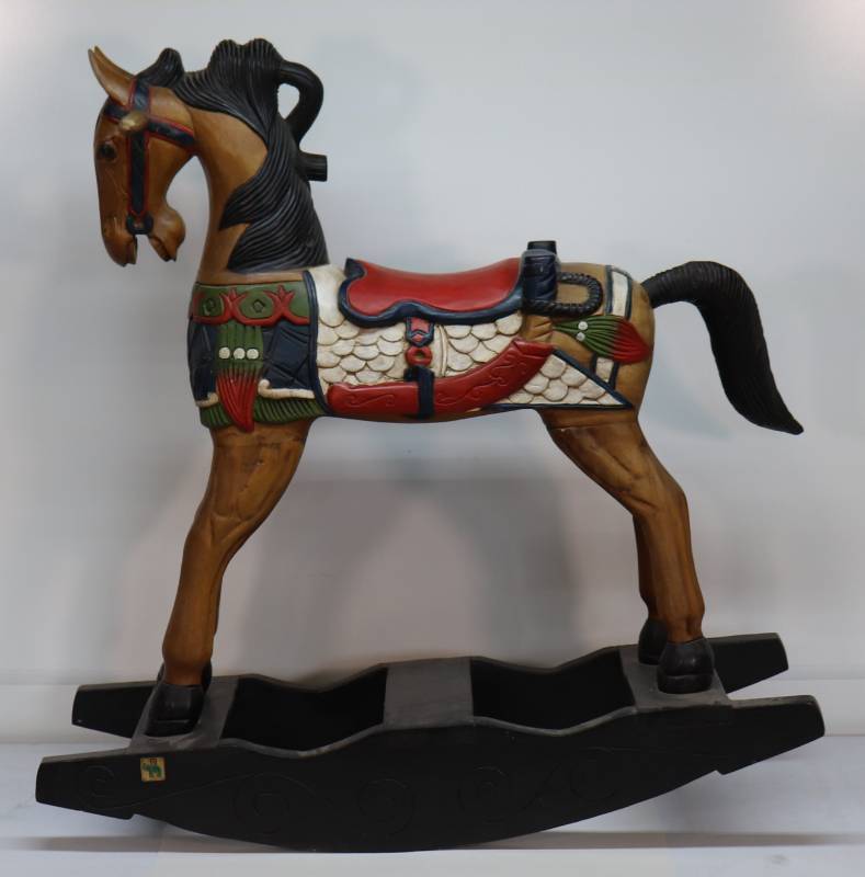 Wood Rocking Horse