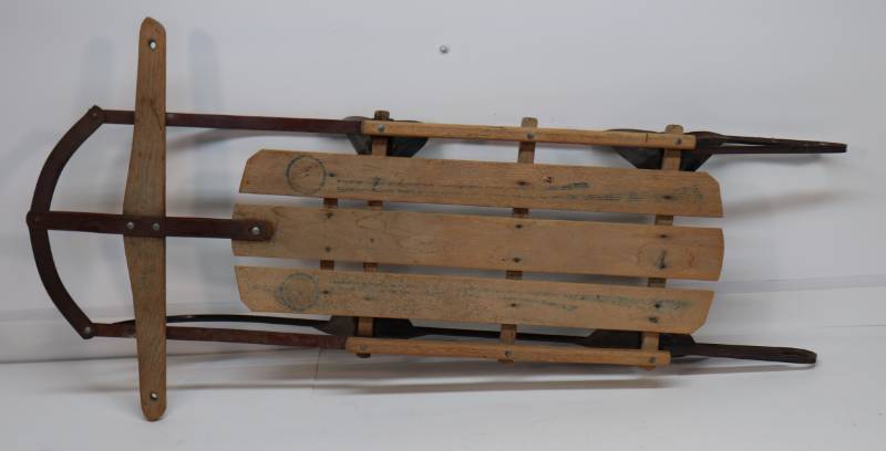 Vintage Metal Sled