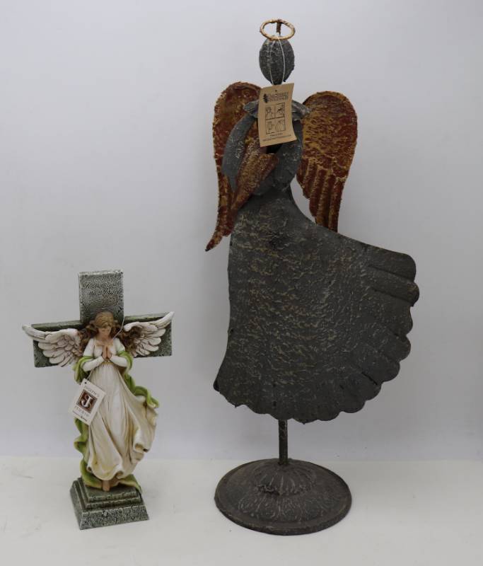 Metal & Porcelain Angels