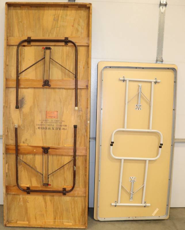 6 and 8 Folding Tables