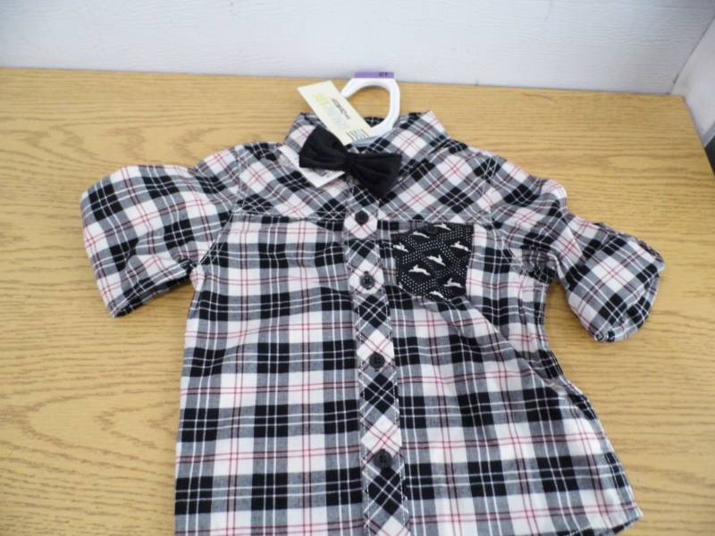 lot 21 image: Lot of 12 Boys Shirts w Bowtie