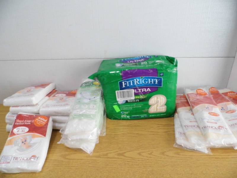 lot 59 image: Adult Diapers - Booster Pads