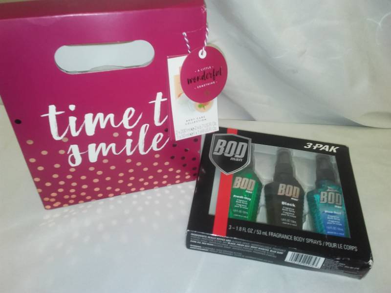 lot 12 image: His and hers gift sets.