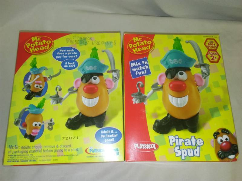 lot 58 image: Mr. Potato Head - 2 Pirate Spud