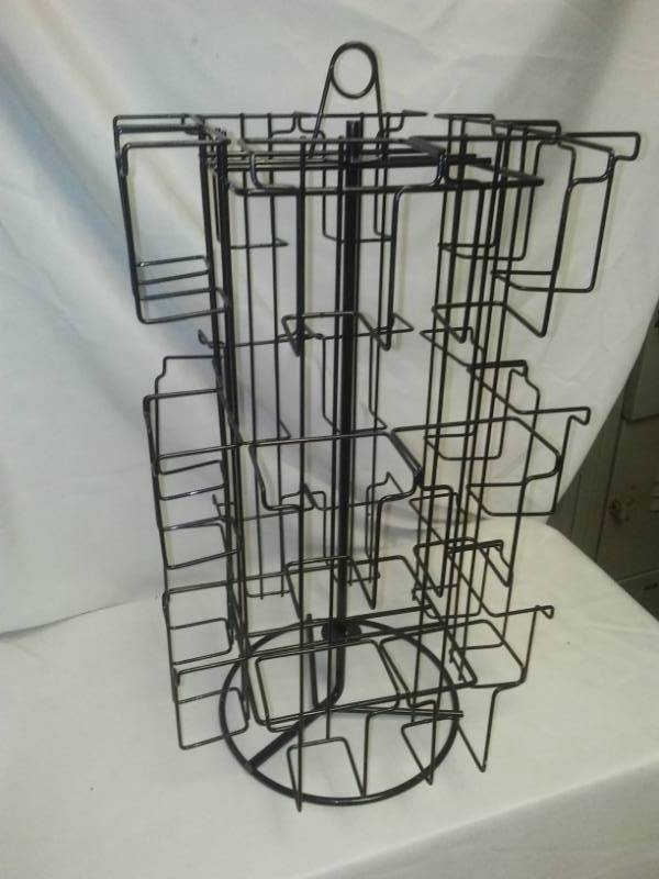 lot 78 image: Commercial metal postcard, picture rack