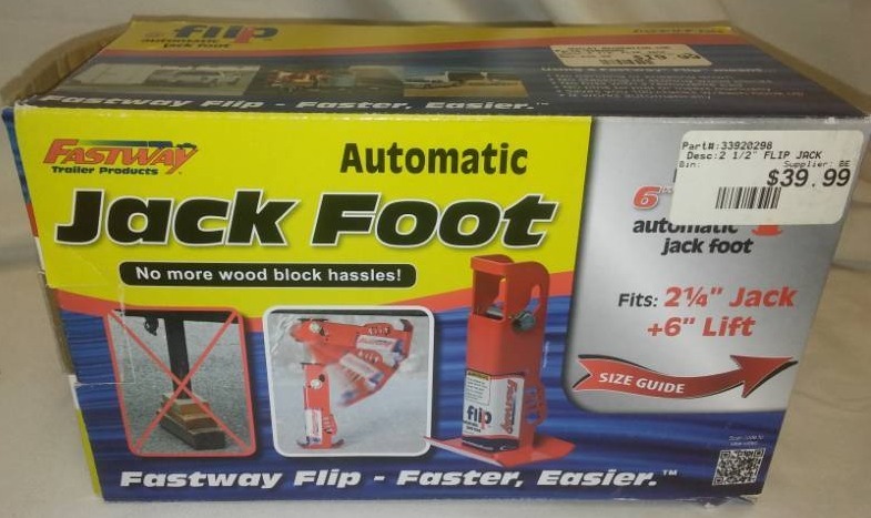 lot 81 image: Fastway Automotive Jack foot for trailer.