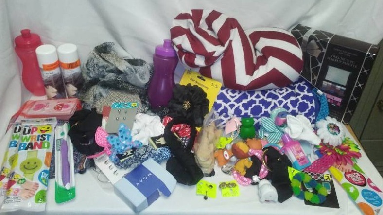 lot 122 image: Bead pillows, Christian Siriano makeup and more.