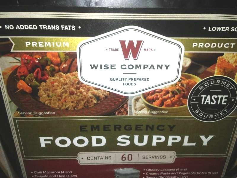 lot 139 image: Emergency Food Supplies 124 Oz - variety.