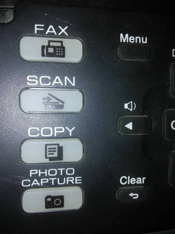 lot 140 image: Brother photocopier MFC - j410w. Wireless with new color ink