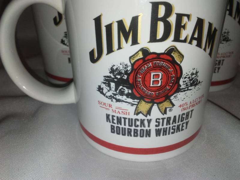 lot 178 image: 3 Jim Beam Bourbon coffee mugs. (start the morning right)