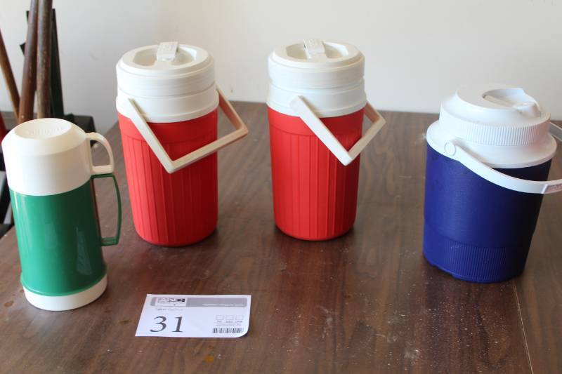 lot 31 image: Lot of (4) Personal Beverage Coolers