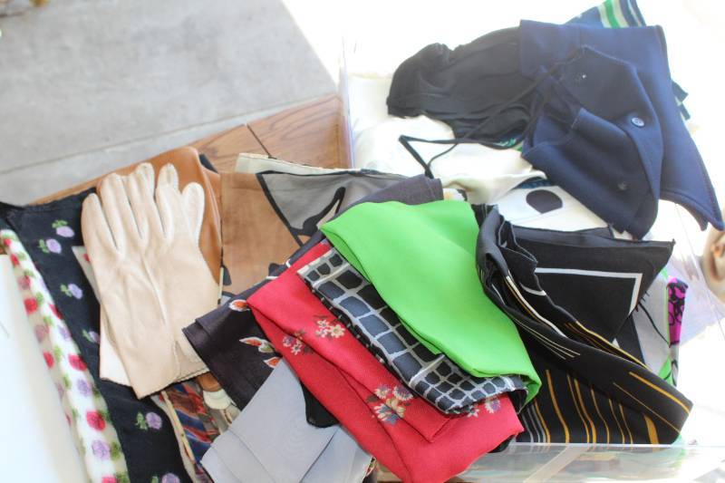 lot 43 image: Scarves, Gloves
