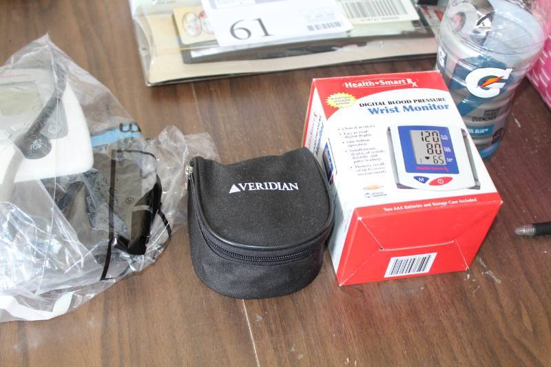 lot 96 image: Health Smart Digital Blood Pressure Wrist Monitor, Veridian  Blood Pressure, Walgreens Blood Pressure