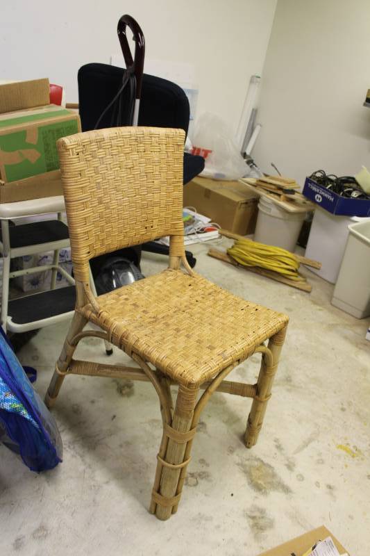 lot 183 image: Bamboo Kitchen Chair